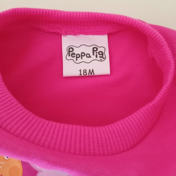 Peppa Pig 2 Piece Outfit. Infant Girls Size 18 Months NWT - Picture 6 of 10